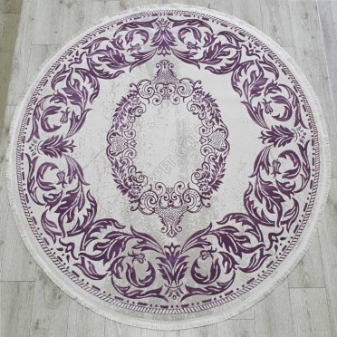 Турецкий ковер Amatis Lux 36567A DAIRE LILA / LILA