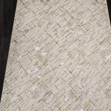 Ковер F164 - CREAM-GREEN - Прямоугольник - коллекция LIMAN