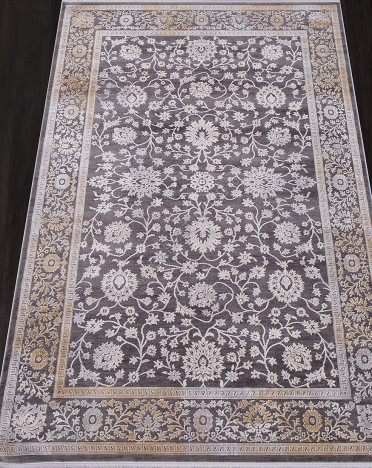 Ковер турецкий 20403B MILANO (Акрил - Полиэстер, серый)