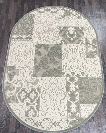 Ковер бельгийский 38009-6555-90 Genova (Вискоза) овальный