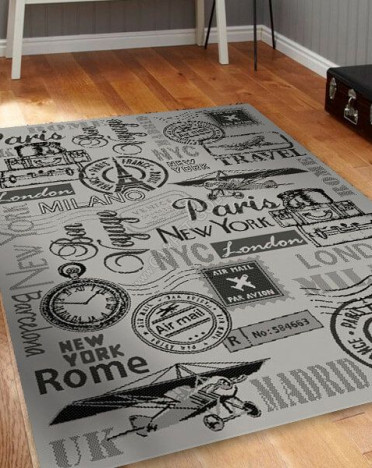 Ковер бельгийский 34685-32 Decora (Полипропилен, серый)