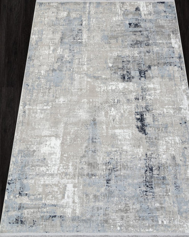 Ковер турецкий C288AH LORENZO (Шелк+Модал, серый, голубой)