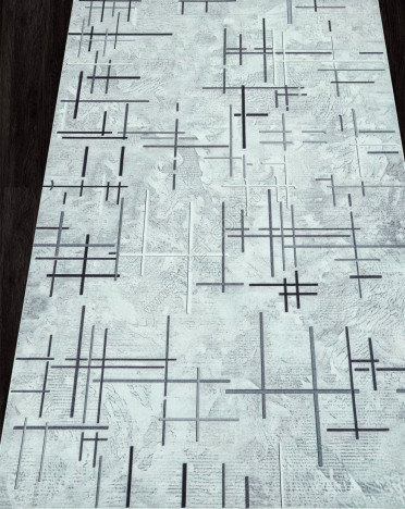 Ковер китайский PX-6006 LEO (Полиэстер, серый)