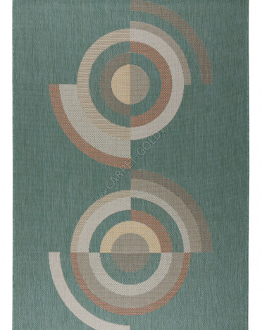 Ковер бельгийский B075-Z803 MUNDO (Полипропилен, зеленый)
