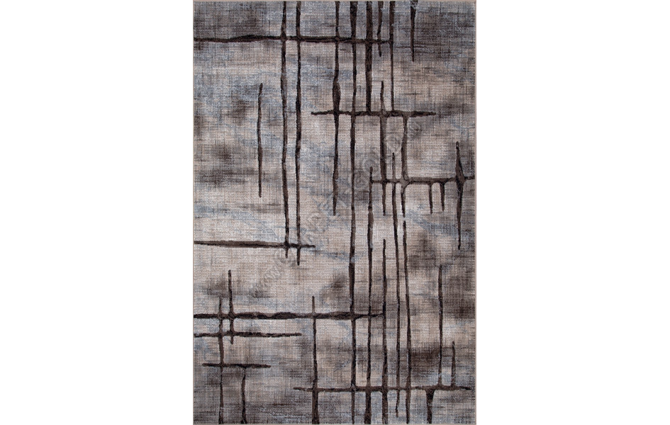 Ковер D717 - BEIGE-BLUE 2 - Прямоугольник - коллекция SIERRA