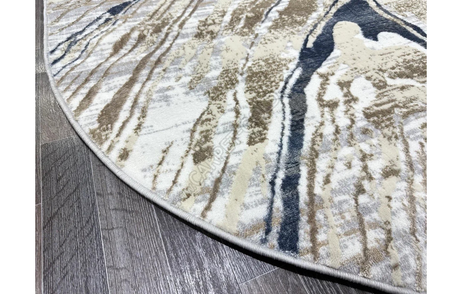 D065A_CREAM SHIRINK BLUE FDY Semnan овал