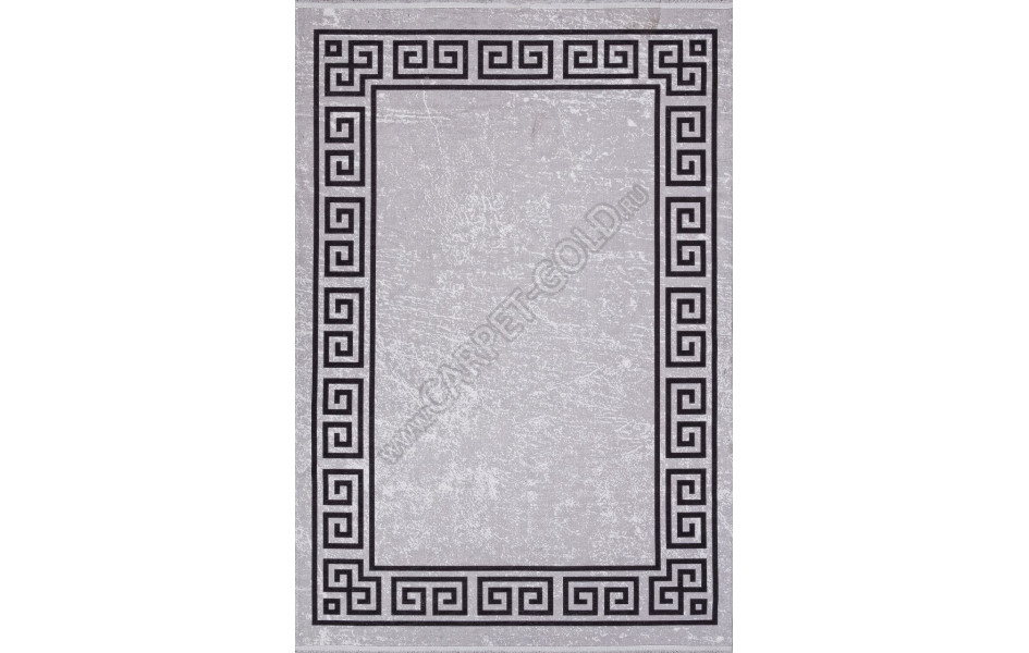 Ковер AB194A - GREY / BLACK - Прямоугольник - коллекция LOTUS