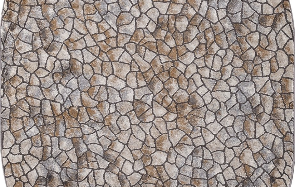 Ковер D765 - BEIGE - Овал - коллекция SERENITY