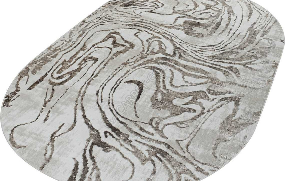 38893A OVAL BROWN FLS / BEIGE Olimpos