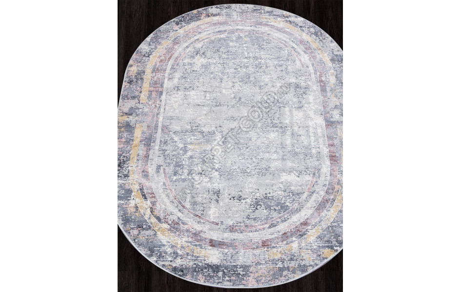 Ковер F258 - PINK - Овал - коллекция ZUMMA