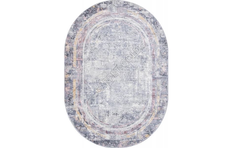 Ковер F258 - PINK - Овал - коллекция ZUMMA
