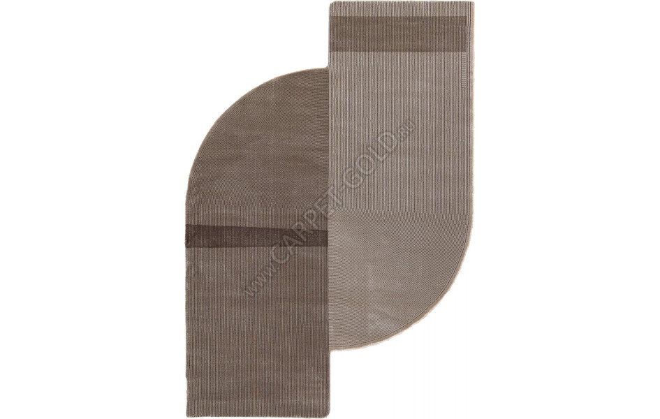 Ковер 00833C - GREY / BROWN - Прямоугольник - коллекция SAFIR