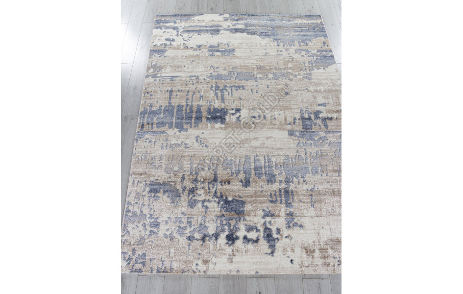 Ковер O1121 - 730 BEIGE / BLUE - Прямоугольник - коллекция SAMIRA