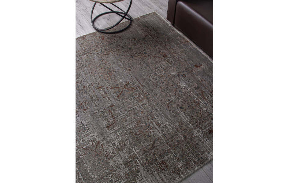 Ковер B860G2 - CREAM / L.GREY - Прямоугольник - коллекция ROYAL